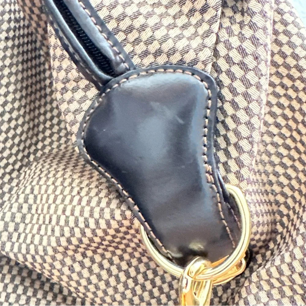 Adrienne Vittadini Tan and Black Men's Briefcase
